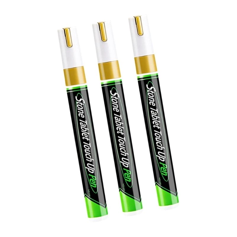 CORA Golden Tombstone Marker Pen Stone Touch Up Pen For Restoring Grave Inscriptions