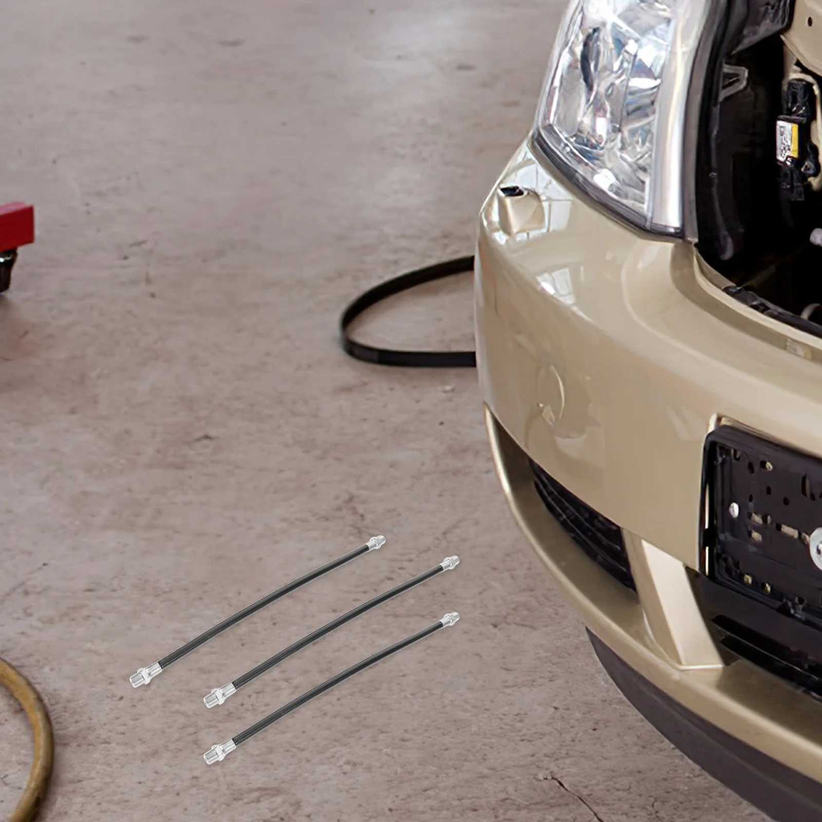 

5Pcs Flexible Grease Hoses Quick Release High Pressure Manual Tubes for Automotive Lubrication Durable Leakproof Grease