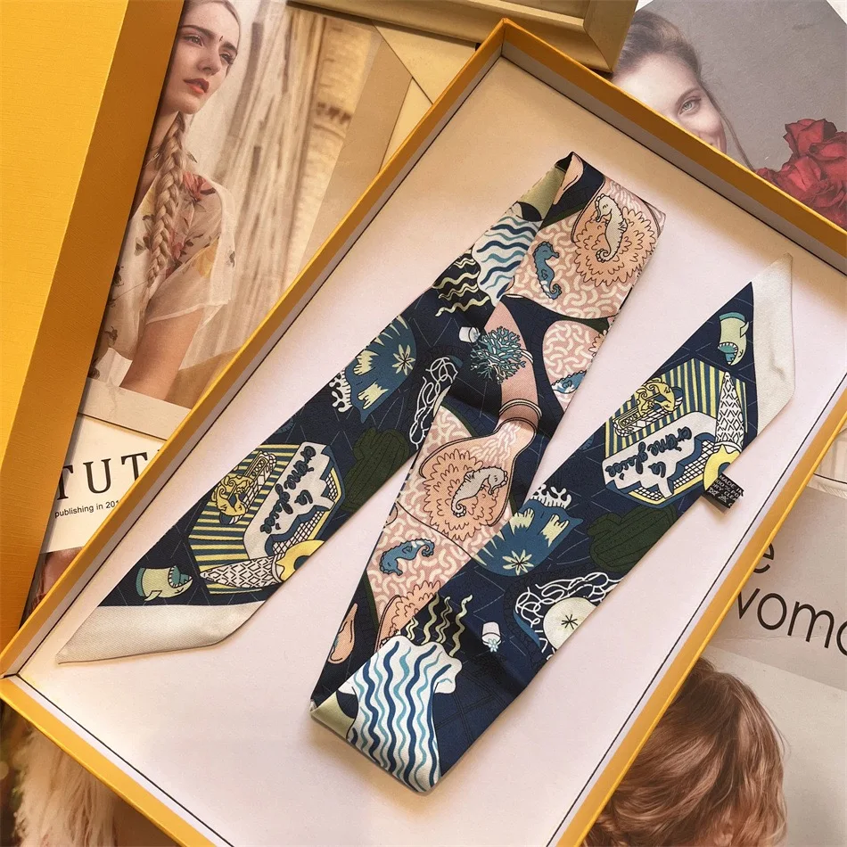 Long Strip Scarf for Women Multipurpose Wrap