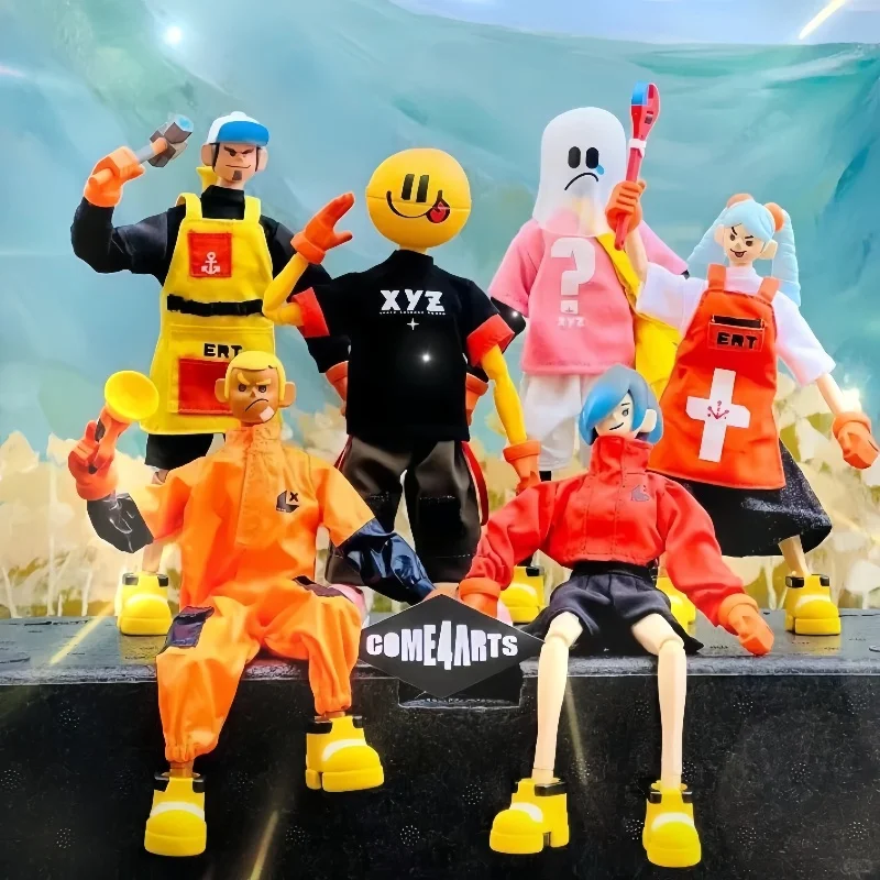 

Genuine Come4arts Space Salvage Squad Series Action Figure Blind Box Smile J Mobile Collectible Model Toy Statue Ornament Gift