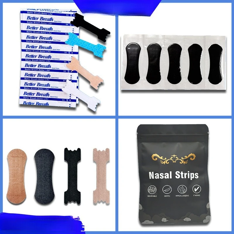 Sports Nose Strips for Better Breathing - Extra Sticky for Running & Workout, Reduce Mouth Breathing