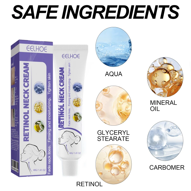 

Крем для массажа шеи, увлажняет и подтягивает кожу шеи, питательный уход за лебединой шеей