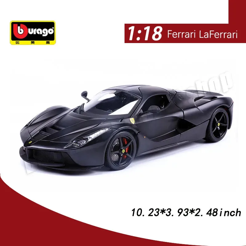 

Original Bburago 1:18 Ferrari LaFerrari Alloy Car Model Toys Die-cast Model Car Collectible Gift Miniature Car Decoration