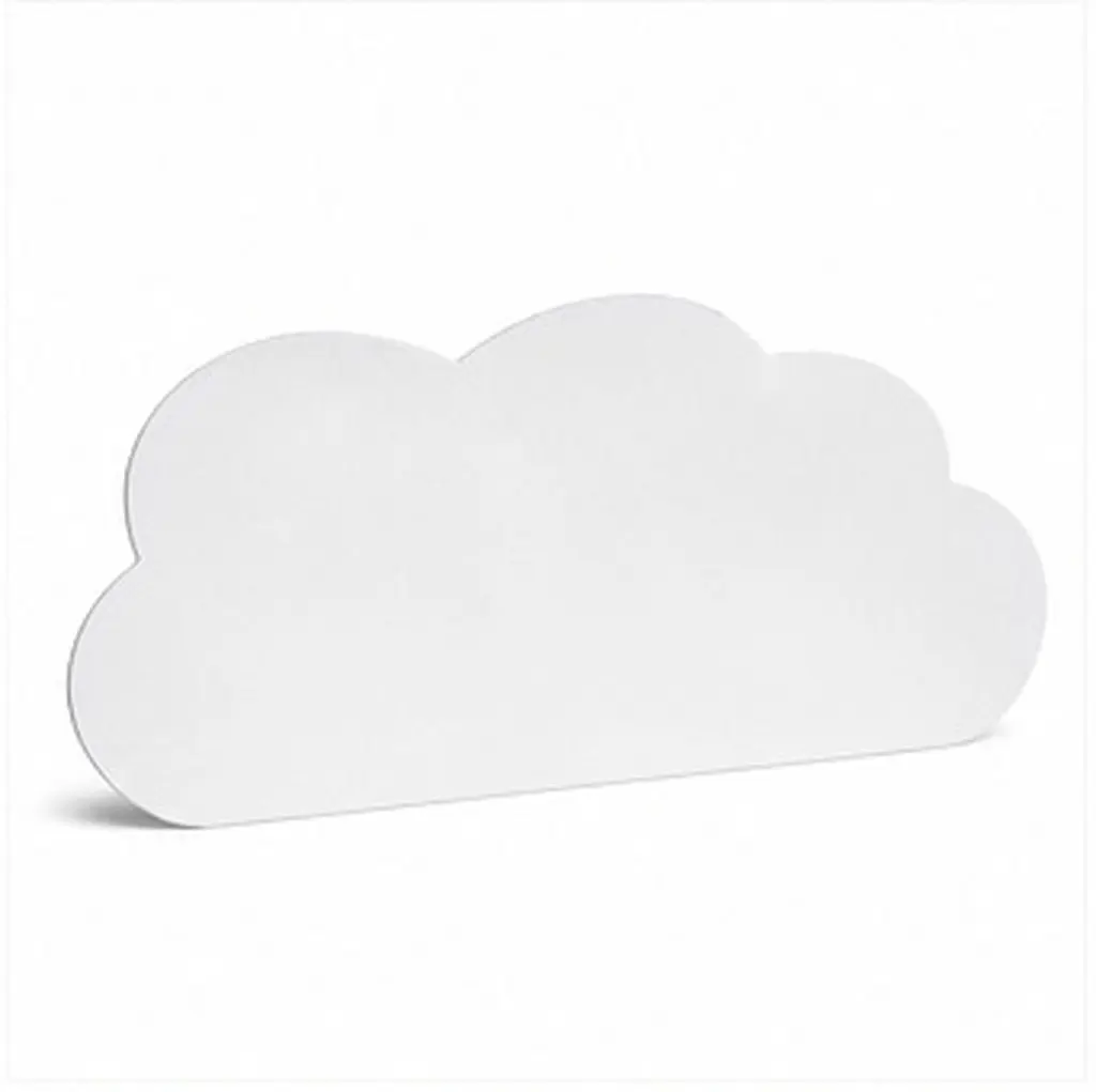Dry Erase Wall Sticker Reusable Cloud Shaped Removable Whiteboard Self-adhesive Label Message Home Office Study