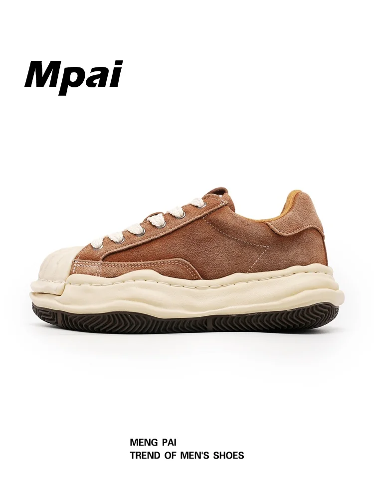 

Кожаные повседневные туфли Mmy Retro Thi Bot с закрытым носком, универсальные, винтажные, из натуральной кожи, летние, для мужчин и женщин, бренд Dr, онлайн-продажа