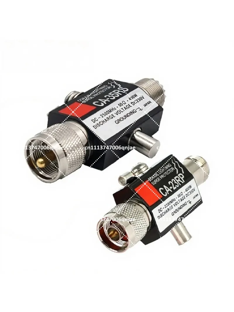 PL259 UHF Male to SO239 UHF Female N Type Adapter Coaxial Lightning Arrester Surge Protector for Radio Antenna