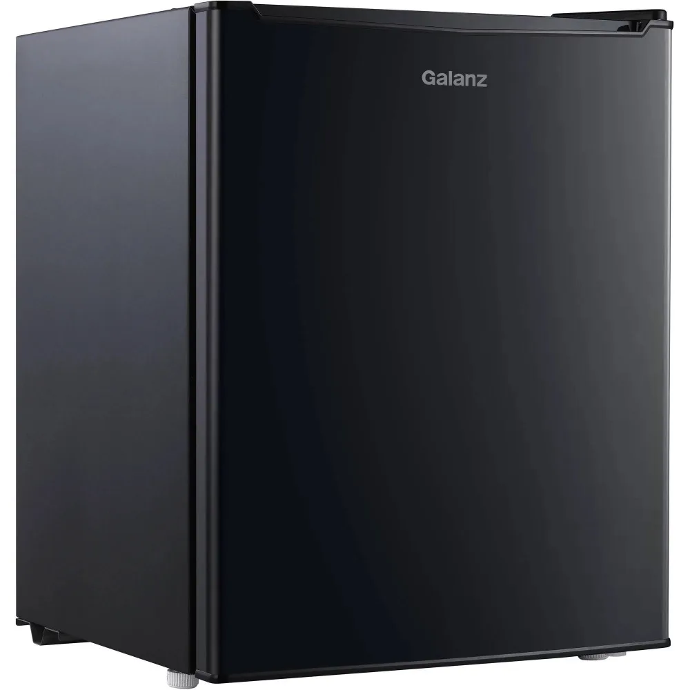 Galanz-Mini nevera de una sola Puerta, 2,7 Cu ft, color negro, sala de Estar