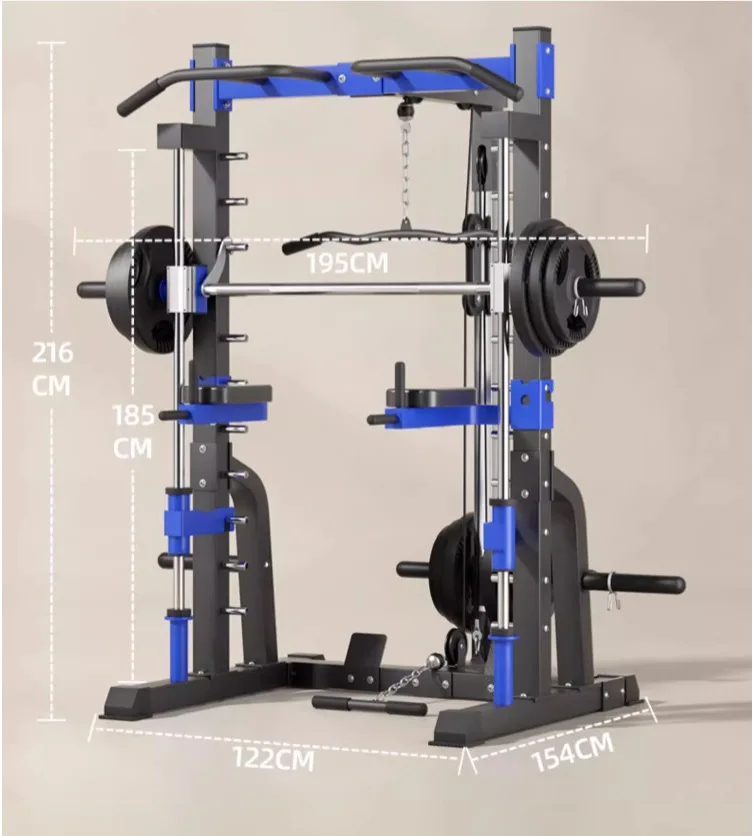 Home Bird Squat Bench, Smith Machine Gantry Fitness Equipment,multi-functional Home Comprehensive Trainer