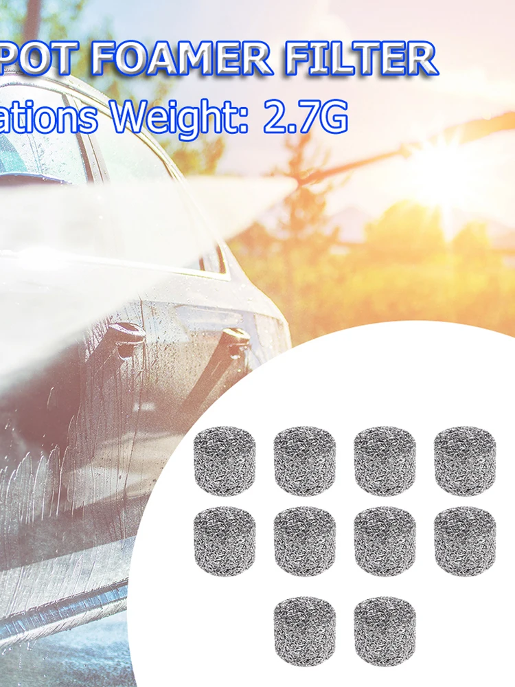 10 قطعة عالية الكثافة اللوحي استبدال تصفية الثلوج رغوة انس مرشح شبكي الفولاذ المقاوم للصدأ مصفاة صافي تصفية لمولد الرغوة