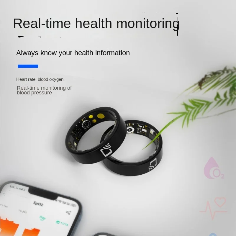 Cross Border New Heart Rate Blood Oxygen Exercise Healthy Sleep Automatic Monitoring Ceramic Smart Ring With NFC Access Control
