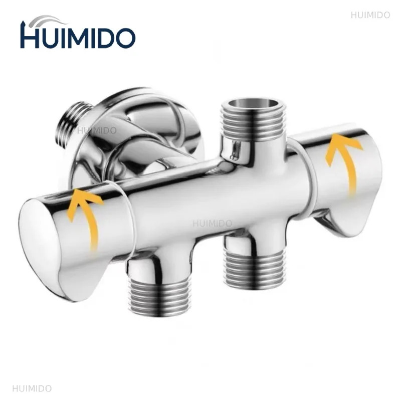 Flush Spray Gun Faucet Partner Brass Multi-functional Bidet Kit One In Two Out/Three Out Valve Universal Caliber 1/2