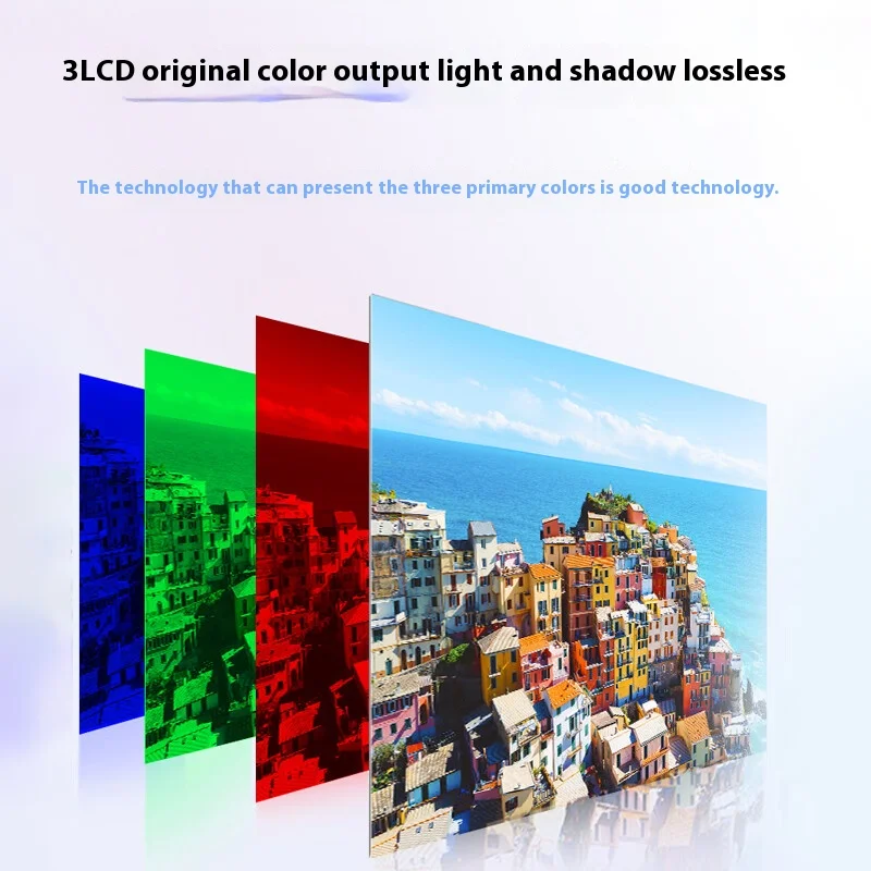 GlowMarLaserlaserGlowMarEF-15E EPSO.N Home Projector 3LCD Full-color  Intelligent Projector (0.62 "large Chip Native 1080P 3LCD