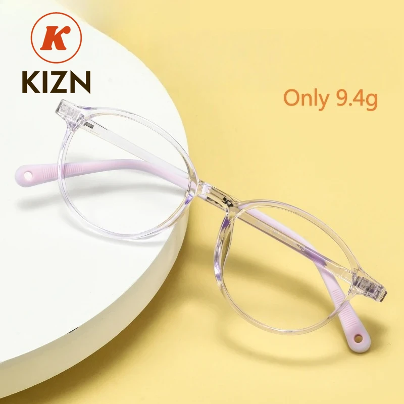 

Оправа для очков KIZN в стиле ретро для мальчиков и девочек, высококачественная гибкая оправа TR90, детские очки, удобные детские очки U51