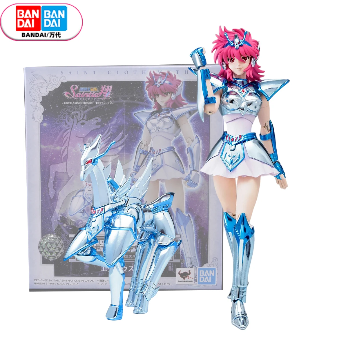 

Bandai Saint Seiya Equuleus Shoko Saint Cloth Myth EX PVC Action Figures Anime Figurine Toys