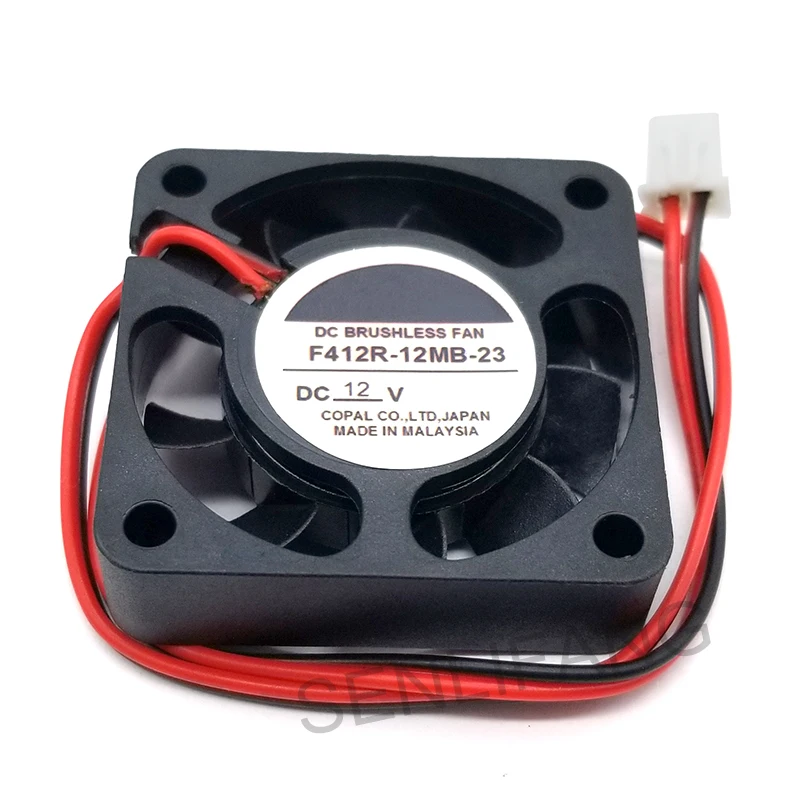 Well Tested New Cooler 4012 F412R-12MB-23 DC12V 40 * 40 * 12MM 2-Wire Ball Cooling Fan