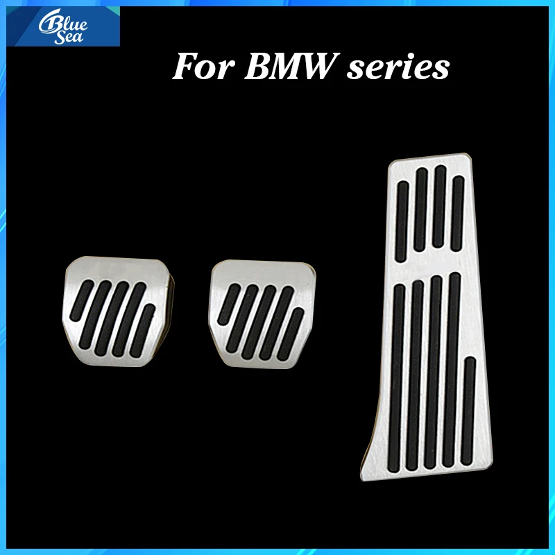 Image of MT-Autopedale für BMW 1er, 3er, 5er, 7er Serie E46 E36 E38 E39 E60 E61 E82 E87 E90 E92 E93 E65 F25 F26 Gas-, Brems- und Kupplungspedale aus Aluminiumlegierung