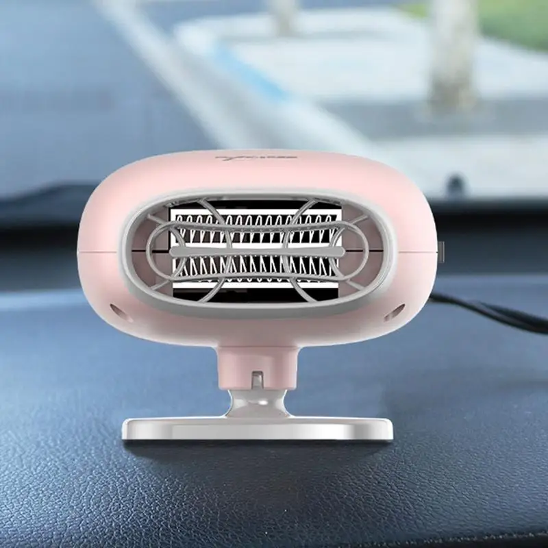 Heating Defrost Defogger Portable Windshield Air Heater Automobile Windscreen Heater Fan With Adjustable Angle For 12V Car