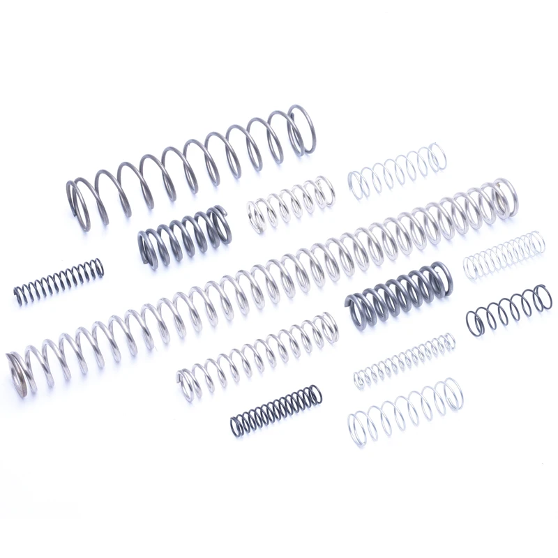 10Pcs 304 Stainless Steel Y Type Compression Spring 0.5mm Wire Dia OD 3-12mm Length 5-305mm Industrial Mechanical Elastic Spring