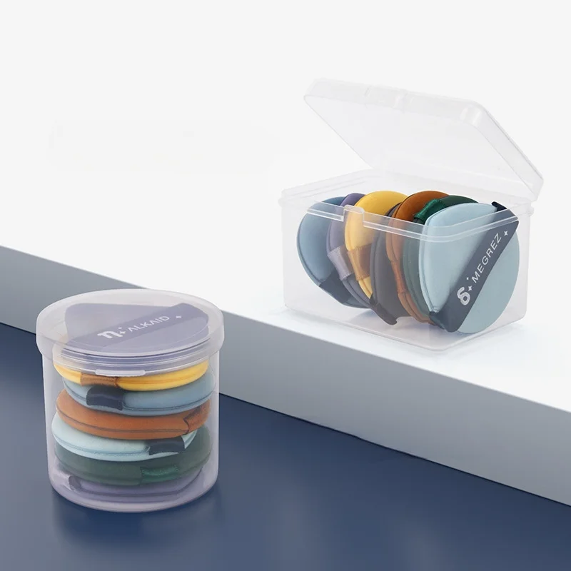 Beidou qixing esponja de maquiagem, liquidificador, aplicador de almofada de ar para base, corretivo, mistura, ferramenta cosmética reutilizável