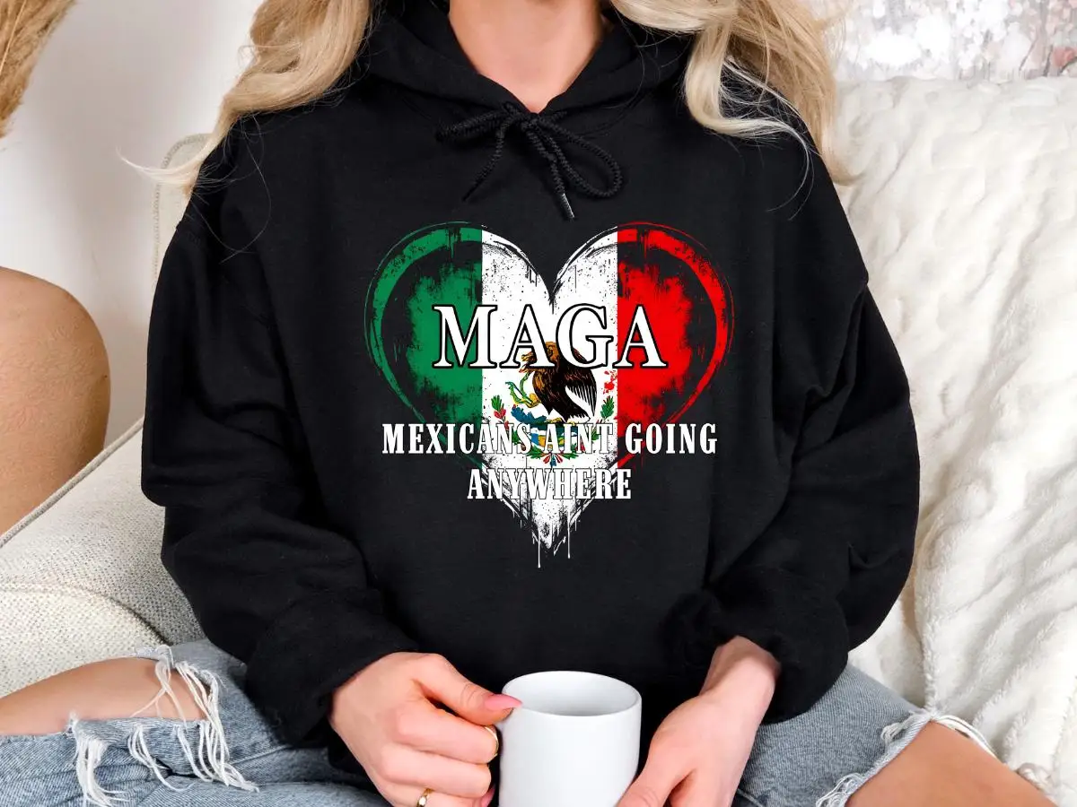 

Мексиканские толстовки Ain't Going Anywhere, мужские и женские толстовки с длинными рукавами, топы Y2k, осенне-зимний пуловер, мужская одежда