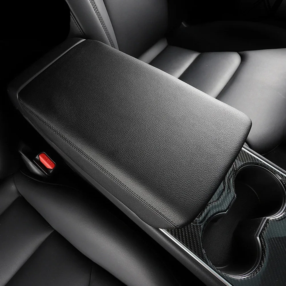 

Cover Console Armrest White Black Car Accessories Car Central Control Control Armrest Box Protective Cover High Quality Meterial