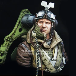 1/10 RAF Spitfire MK L Pilot WWII Movie characters Dunkirk Resin Figure Bust GK Uncoated No colour