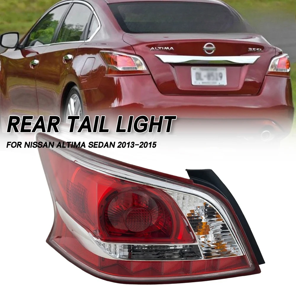 

Для Nissan Altima Sedan 2013 2014 2015, автомобильный задний фонарь, задний бампер, стоп-сигнал, указатель поворота, предупреждение