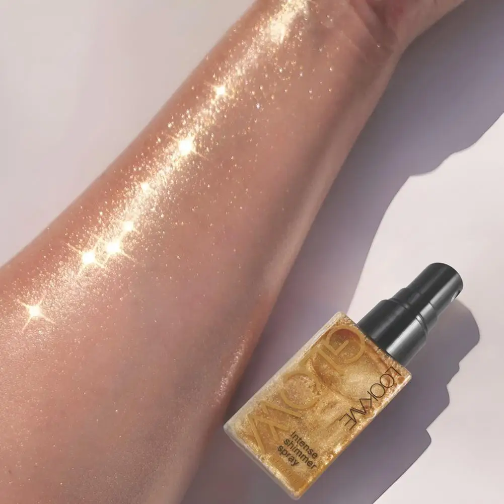 Diamond Liquid Highlight Waterproof High Gloss Glitter Bronzer Illuminator Long-lasting Body Makeup Face Wear Contour Highl Y7O7