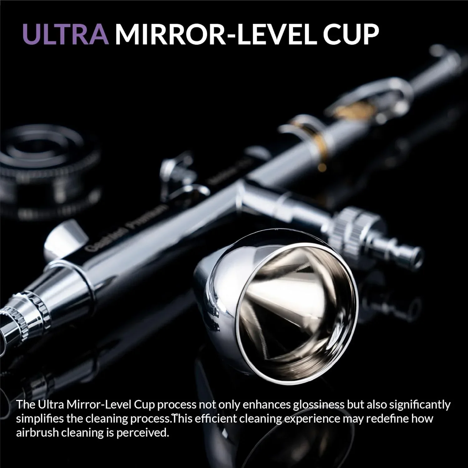 Gaahleri Model spraying coloring spray  Airbrush kit  Premium Series Mobius 0.3MM caliber dual action airbrush