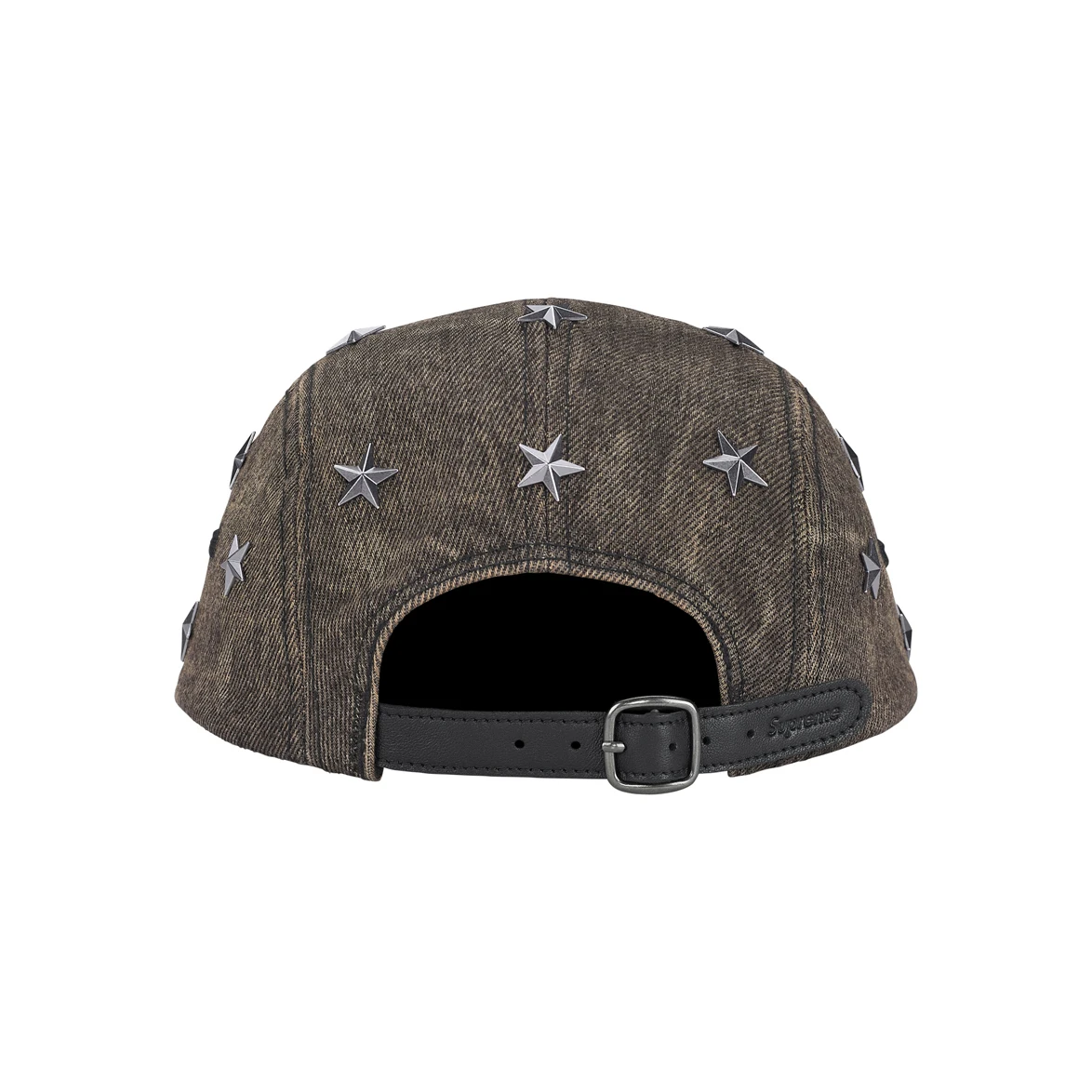 Washed Watered Quilted Cam Hat Star Distressed Flat Cap Baseball Cap Adjustable Cotton Unisex Spring Summer Autumn Winter