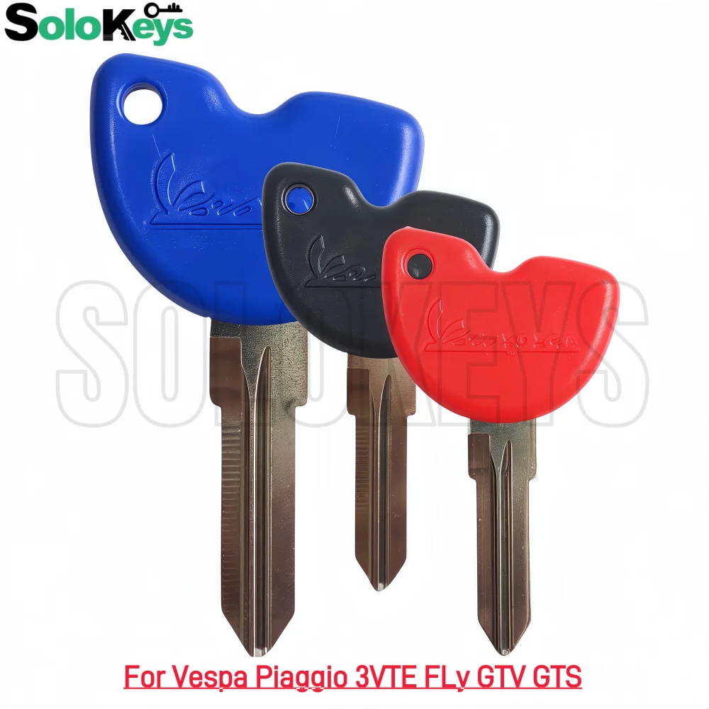 

SOLOKEYS 10PCS/Lot Motorcycle replacement key For GTV250 GTS GTS250 GTS300 ie Vespa Piaggio 3VTE Fly 125 200 250 300
