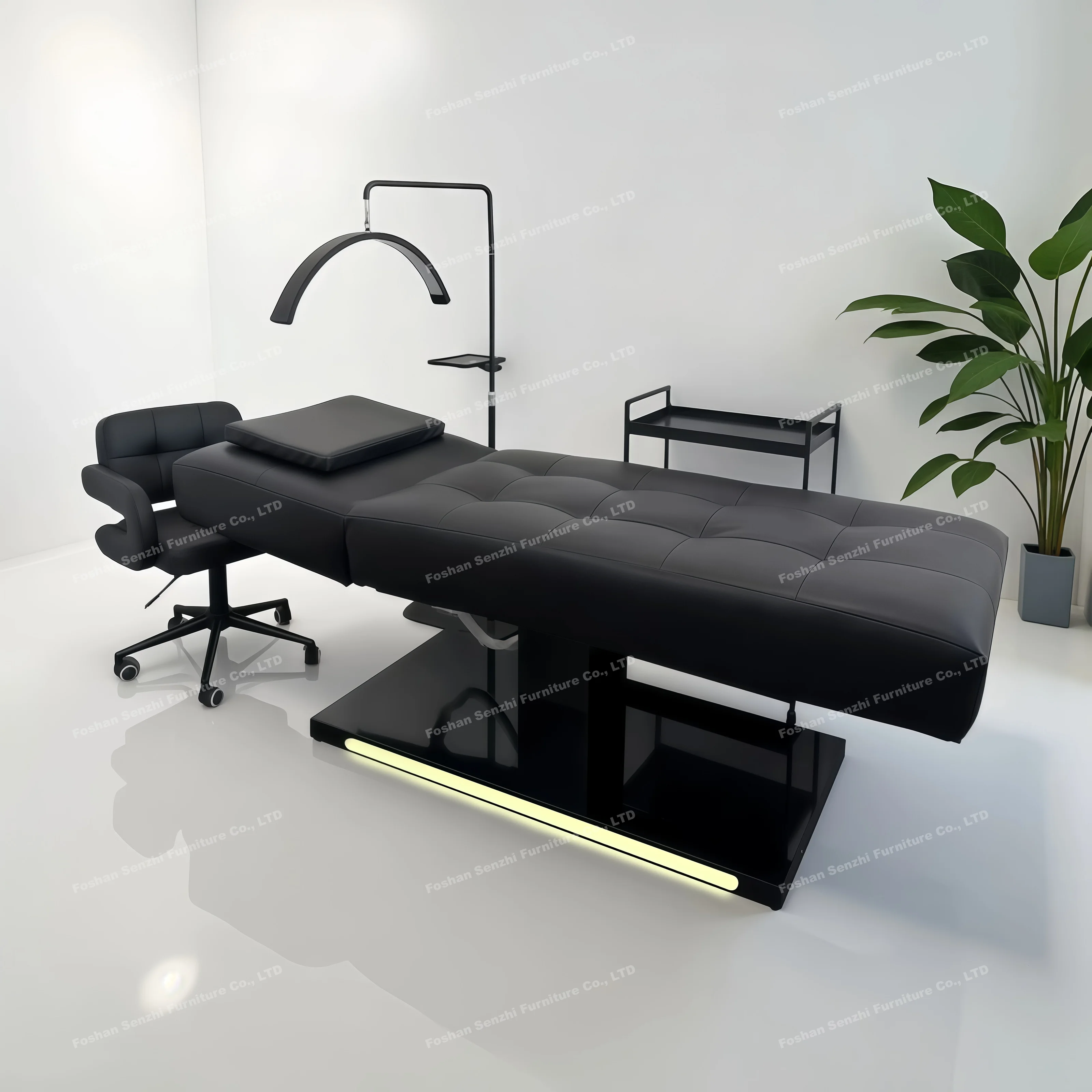 New Electric Massage Bed Beauty Facial Bed Luxury Electric Eyelash Salon Lash Bed