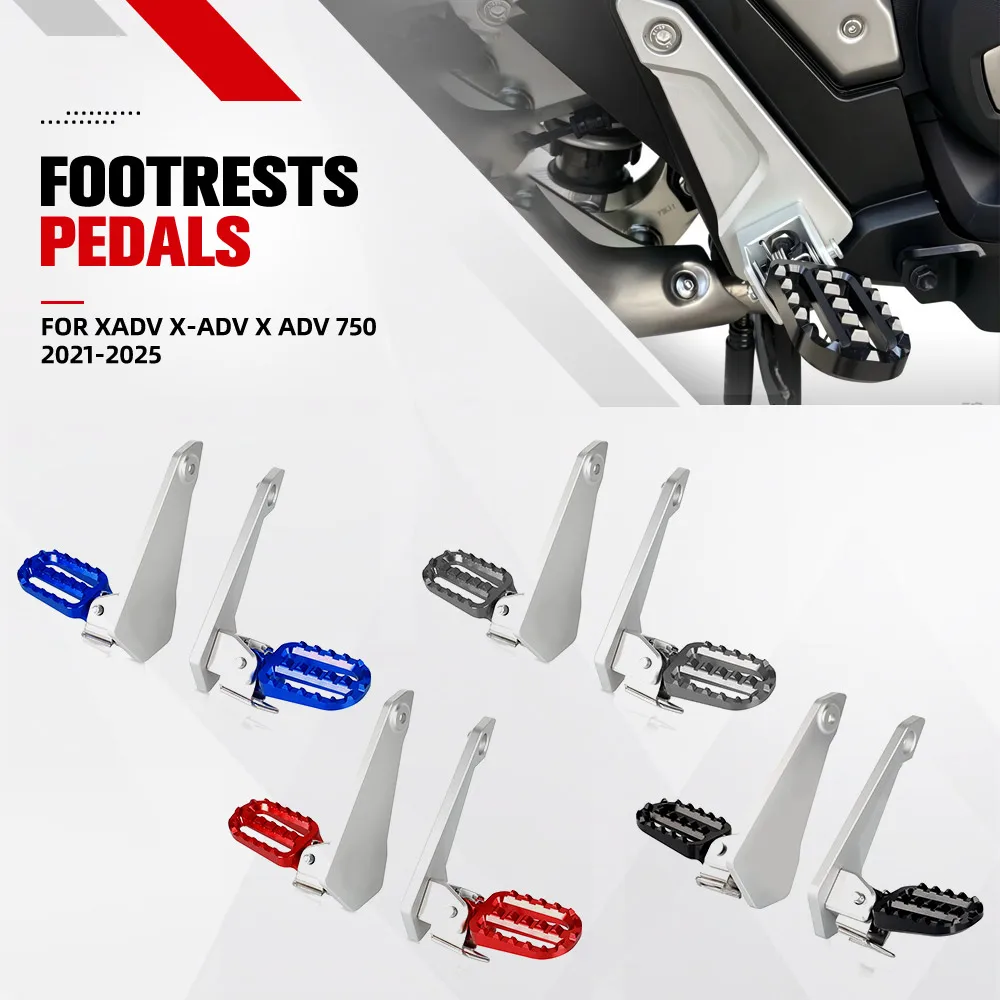 Складные подножки для пассажира XADV750 2021-2025, задние педали для HONDA XADV X-ADV X ADV 750