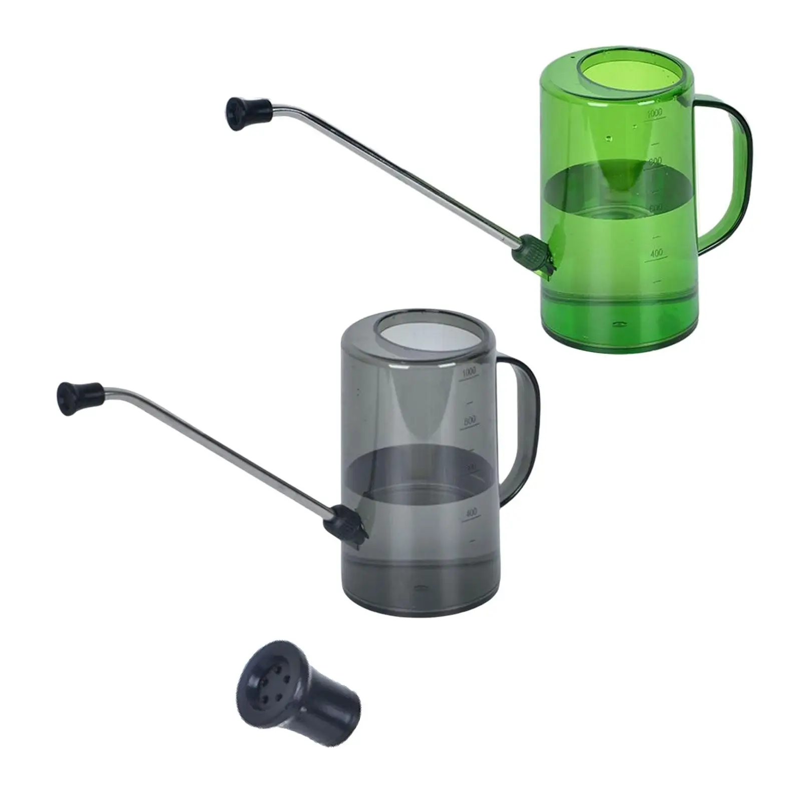 Watering Pot with Long Spout And Detachable Spray Head for Bonsai Care
