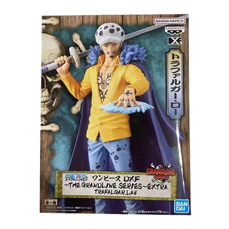 Spot Bandai Original Banpresto One Piece DXF EXTRA 18cm Trafalgar Law PVC animated action collection model send children's toys