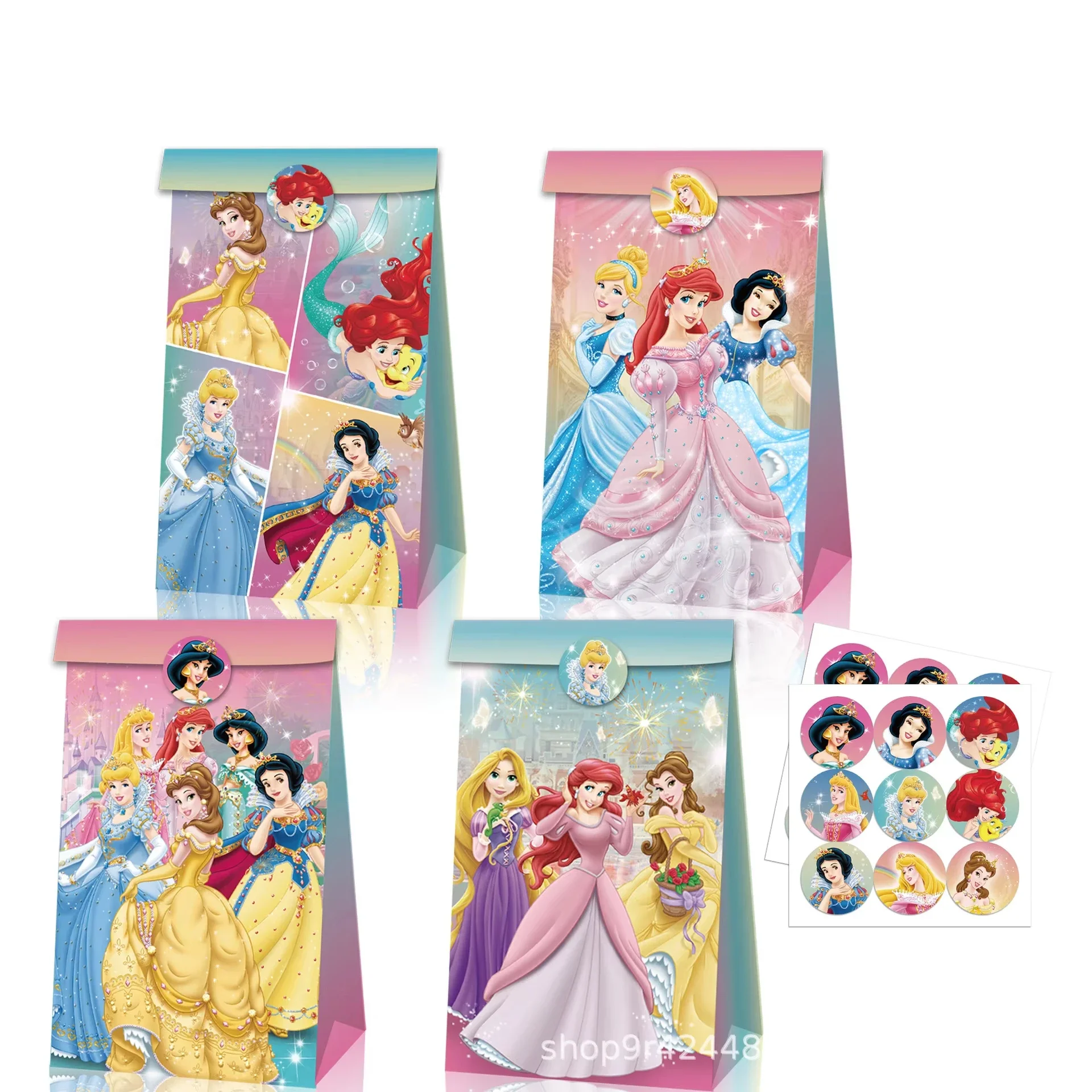 Prinses Verjaardagsfeestje Decor Meisjes Partij Ballonnen Servies Plaat Cake Topper Meisjes Verjaardag Photo Booth Baby Douche Decoratie