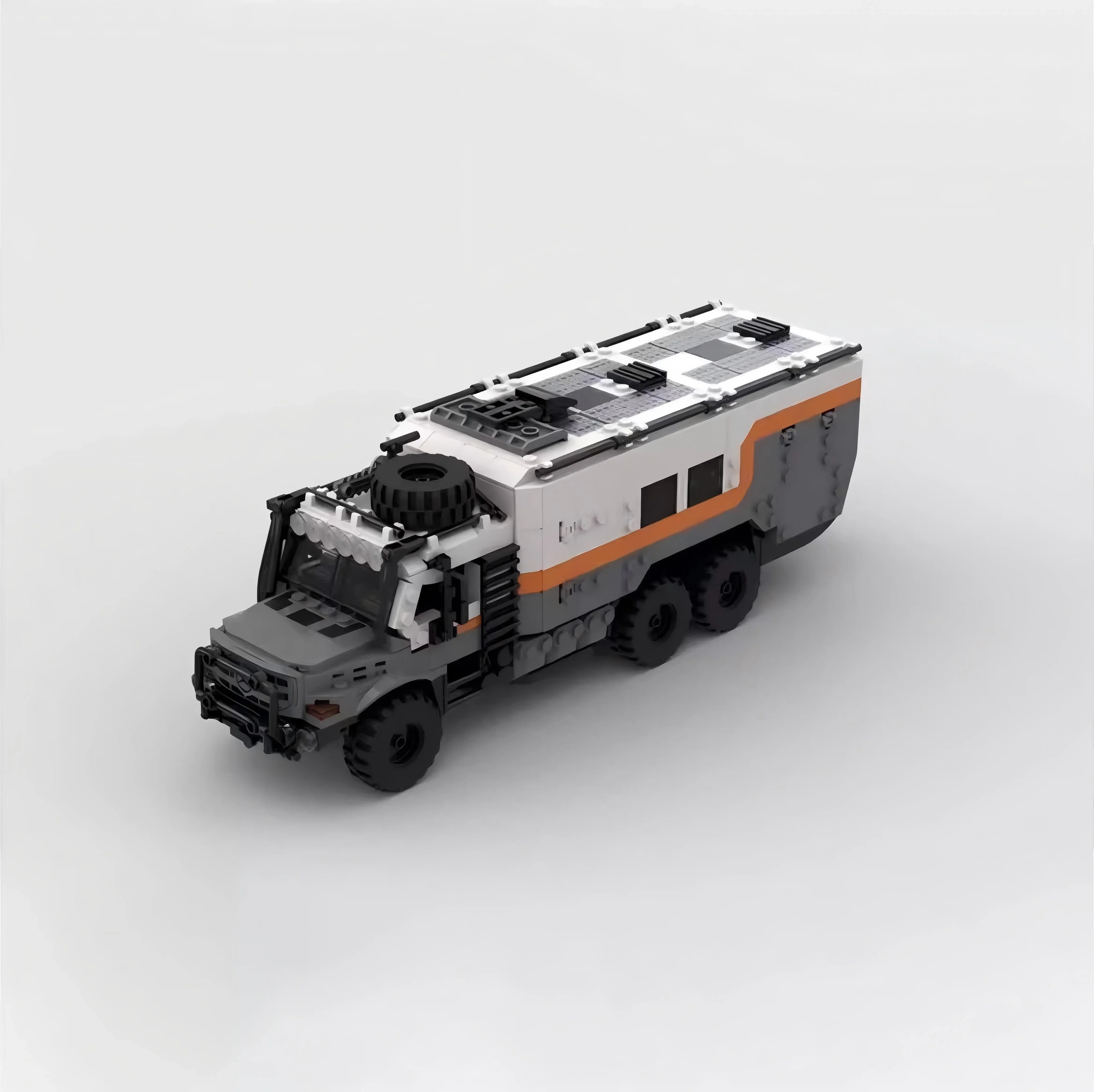 MOC Truck Zwaar voertuig Bouwsteen Expeditie Serie Speelgoed Terreinwagen, camper, bestelwagen, bricks Technisch voertuig Kerstcadeaus