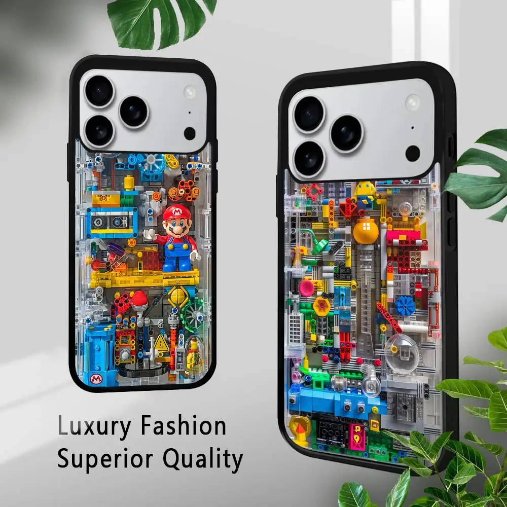 เคสโทรศัพท์ลายการ์ตูน M-Marios น่ารัก สำหรับ iPhone 17 16 15 14 13 12 11 Pro Xs Max Mini Plus เคสแข็ง