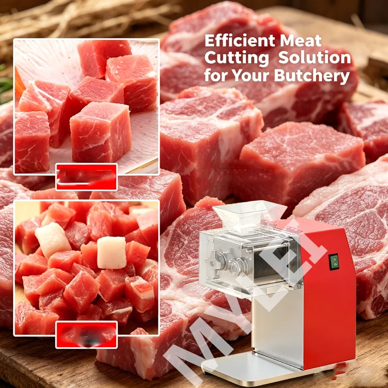 Commercial Meat Cutter Household Meat Cutter Pork Cutting Cooked Electric Quickly Pork Fresh Chicken Breast Cutter Machine