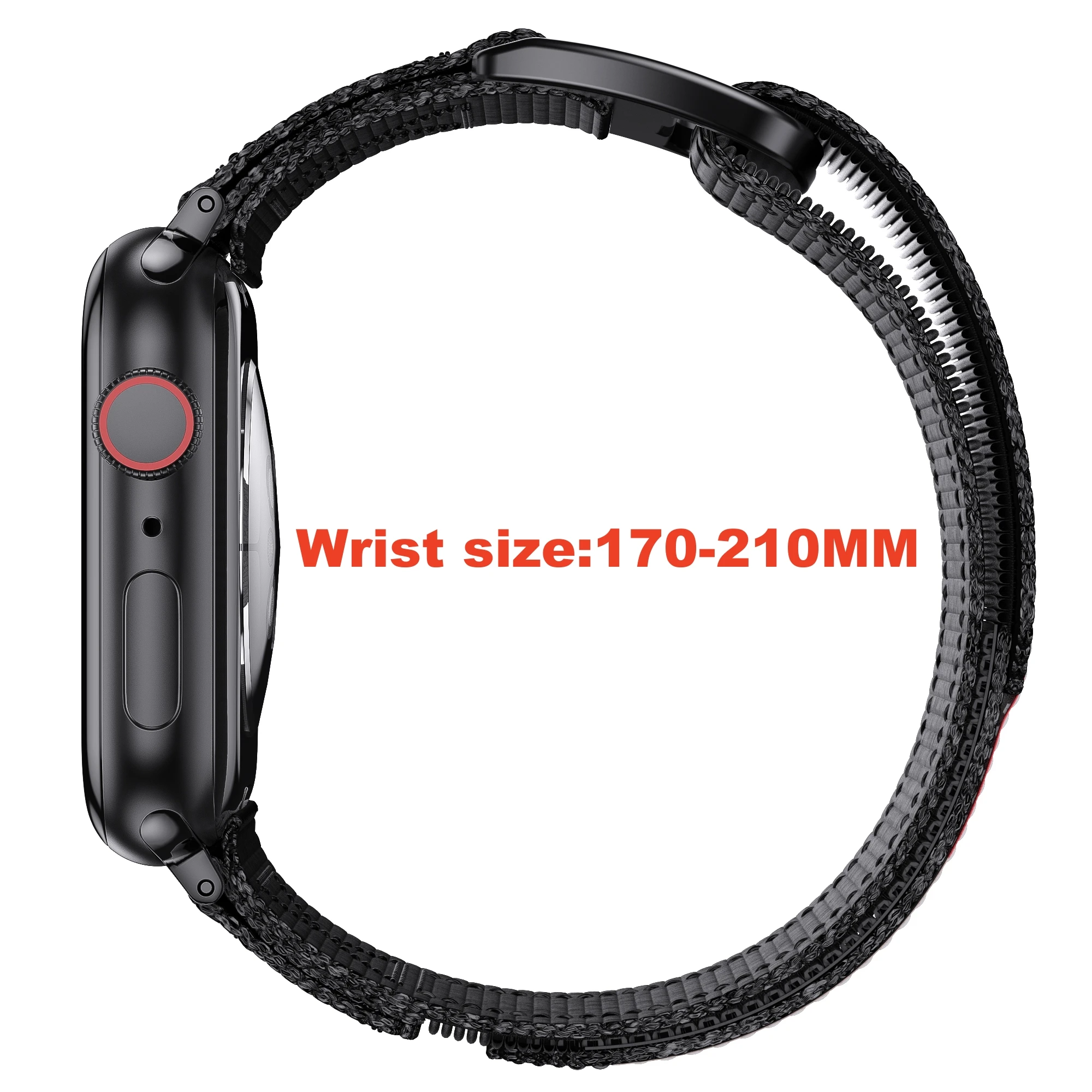 Outdroos Sport Nylon Band For Apple Watch 44 45 49 42 41 38 Woven Loop Strap Compatible With Iwatch Serise8 7 S10 9 Ultra 6 5 SE