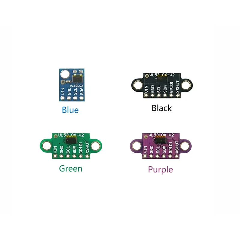 Thinary VL53L0X Time-of-Flight (ToF) Laser Ranging Sensor Breakout 940nm GY-VL53L0XV2 Laser Distance Module I2C IIC 3.3V/5V