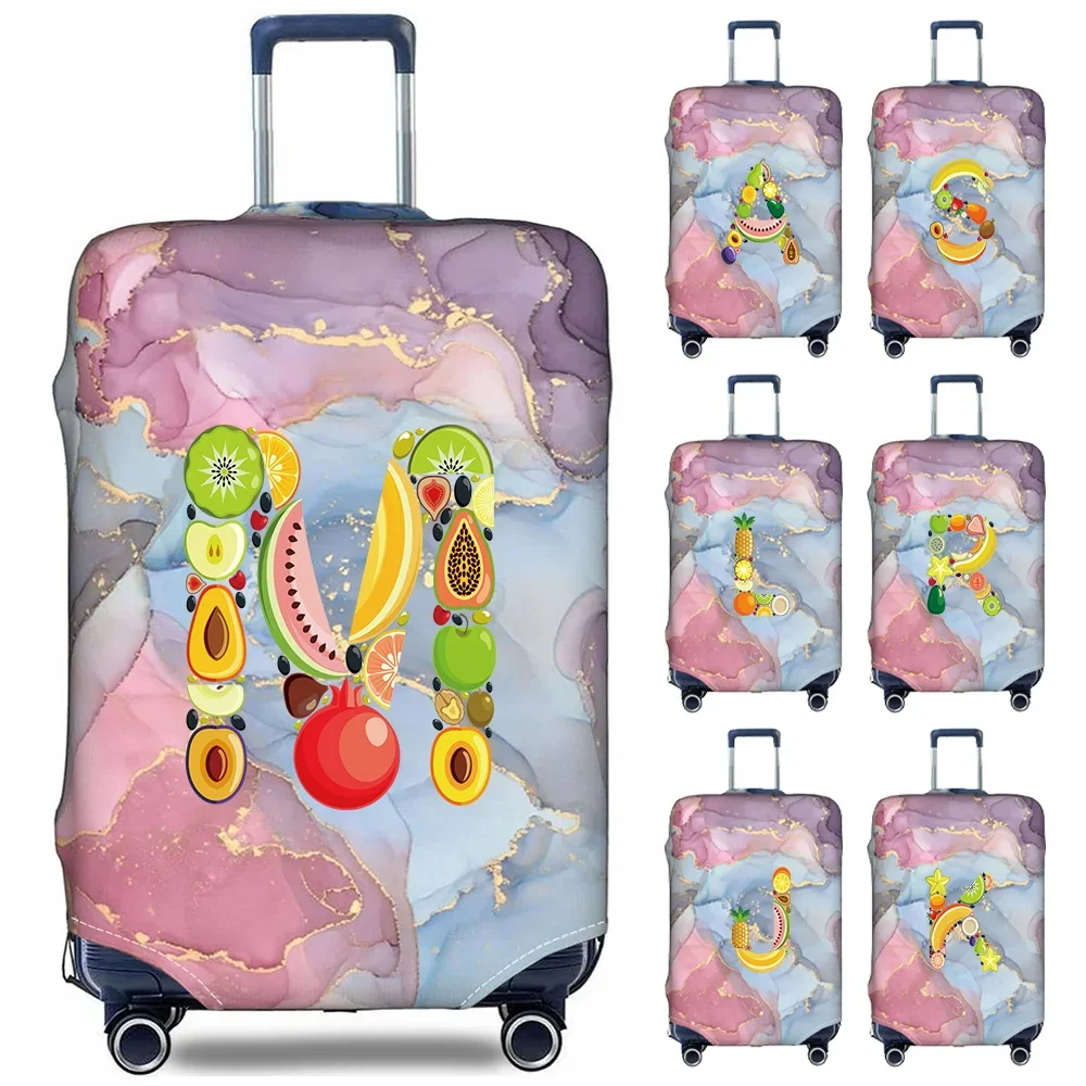 

Portable Stretch Fabric Luggage Protective Cover Simplicity Dust Cover Anti-Scratch Protective Fruit Series Travel Accessories