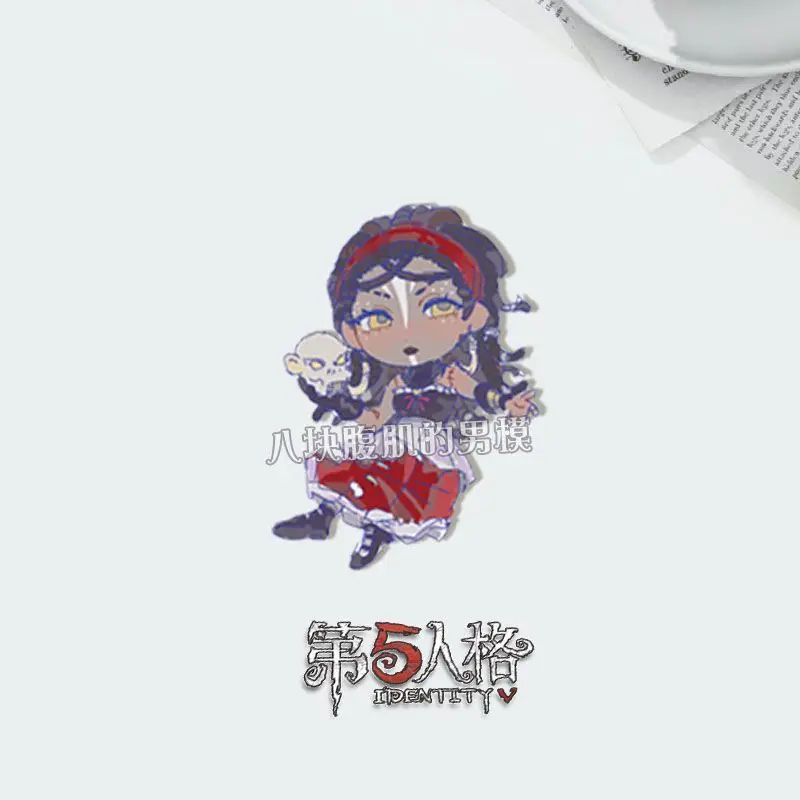 Emil Emma Woods Aesop Carl Demi Bourbon Patricia Dorval Helena Adams Tracy Reznik Identity V Cosplay Anime Button Brooch Badge