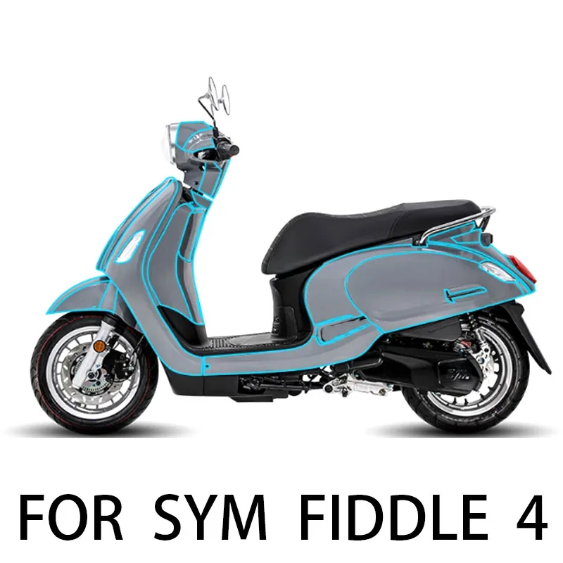 

For FIDDLE 4 Invisible Clothing Body Waterproofing Decal Protective Film Motorcycle Modify Accessories
