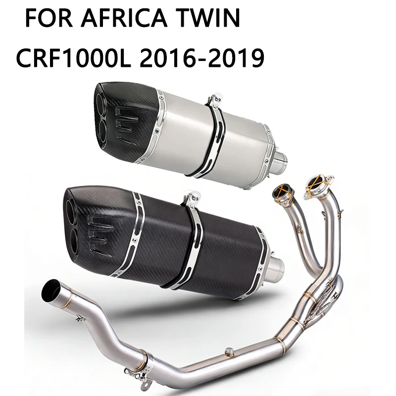 Slip - On High - Efficiency High Performance full exhaust  front exhaust pipe for Africa Twin CRF1000 CRF1000L16-19 years