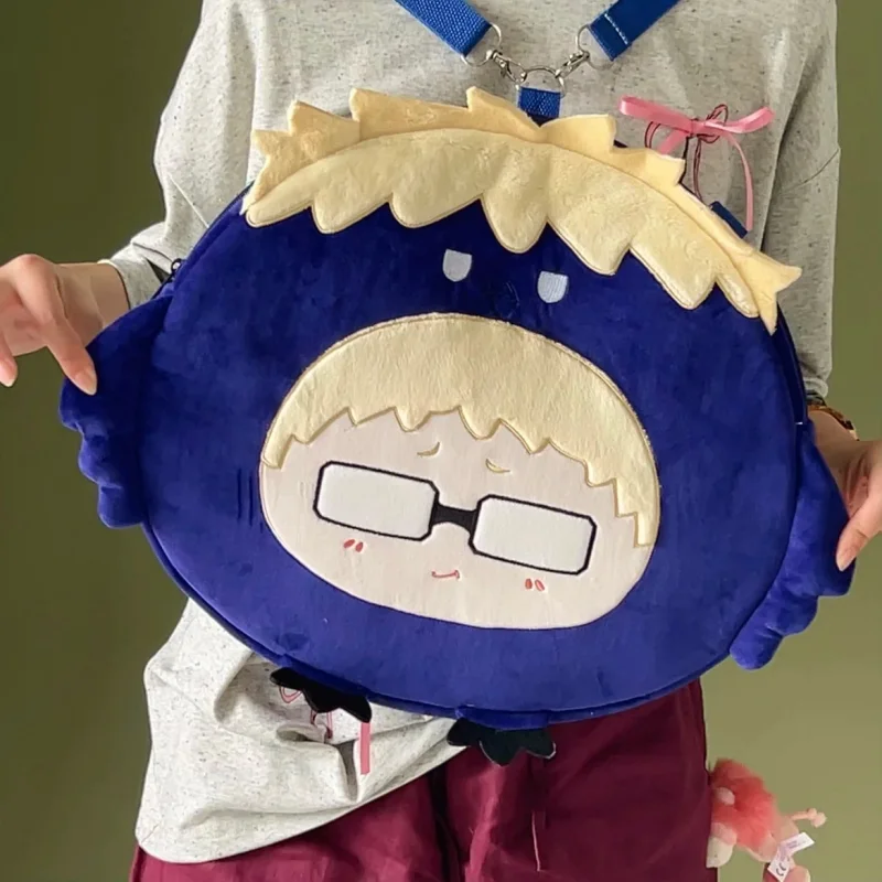 Haikyuu حقيبة كروسبودي على ظهره قلادة المحفظة هيناتا شويو كاجياما توبيو ياماغوتشي تاداشي تسوكيشيما كي حقيبة سماعة الاذن الهدايا