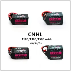 CNHL China HobbyLine Black Series 1100/1300/1550mAh 4S 6S Lipo Battery 14.8V 22.2V FPV Racing Drone