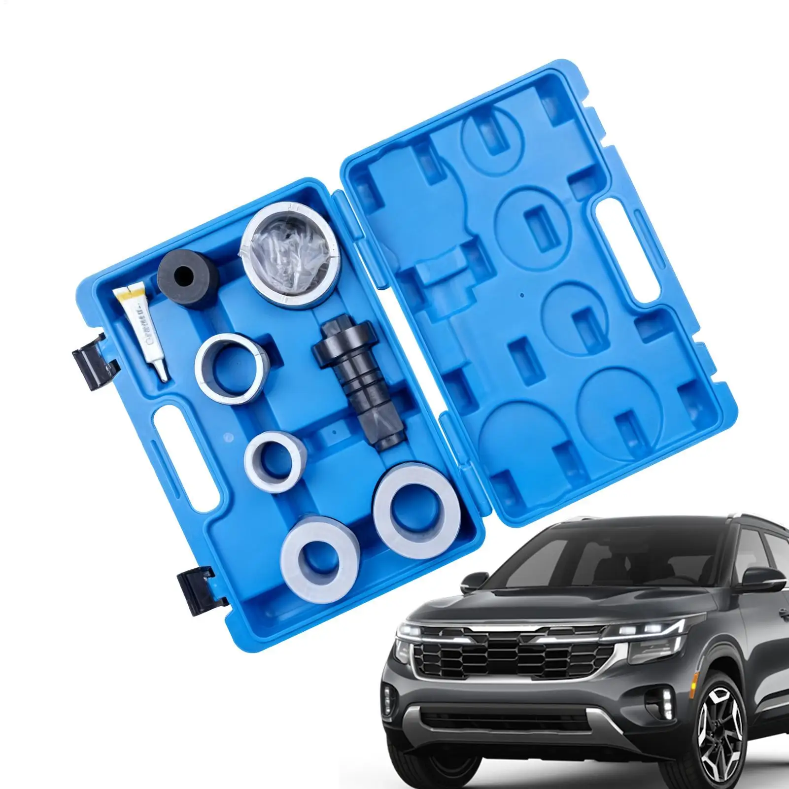 

7pcs Exhaust Pipe Expander Stretcher Tool Kit 1-5/8"4-1/4" Pipe Expander For Vehicles Trucks HVAC System Repair