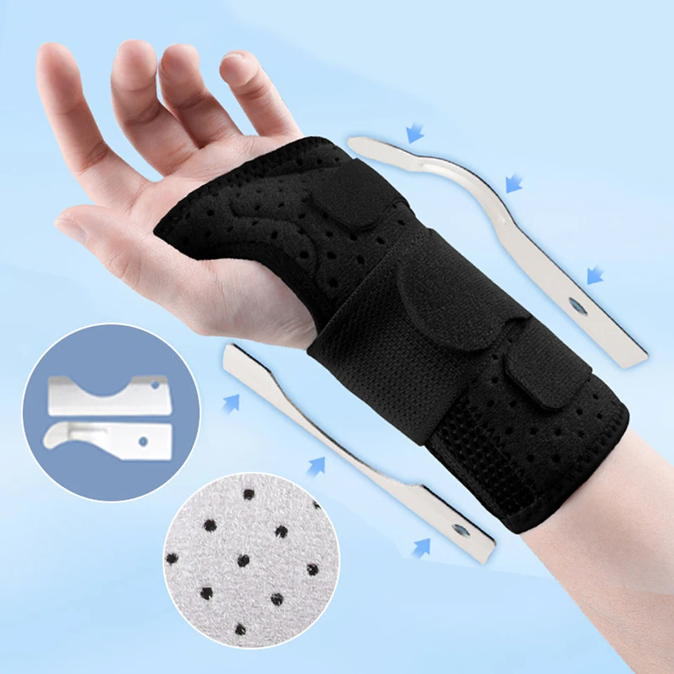 Adjustable Wrist Splint Sprains Arthritis Wristband Bandage Orthopedic Hand Brace Wrist Support Carpal Tunnel Wrist Protector