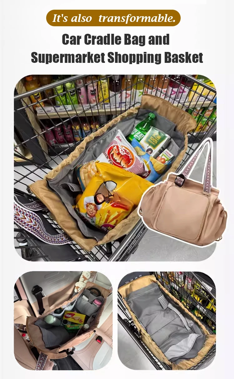 Multifunktionaler Damen-Rucksack, Reise-Organizer, Wickeltasche, große Kapazität, Umhängetasche zum Stillen, Umhängetasche für Schwangere – Detail 5